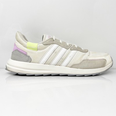 

Adidas Womens Retrorun FY6494 Белая повседневная обувь Кроссовки Размер 8.5, Белый, Retrorun
