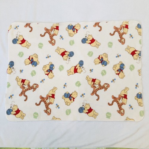 Fleece Baby Tigger Honey Pot White Print Disney Lovey
