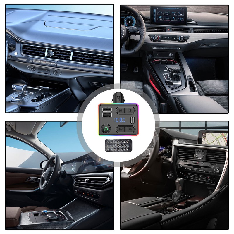 Wireless Bluetooth Car Adapter Transmitter USB Radio Handsfree MP3 Music Player