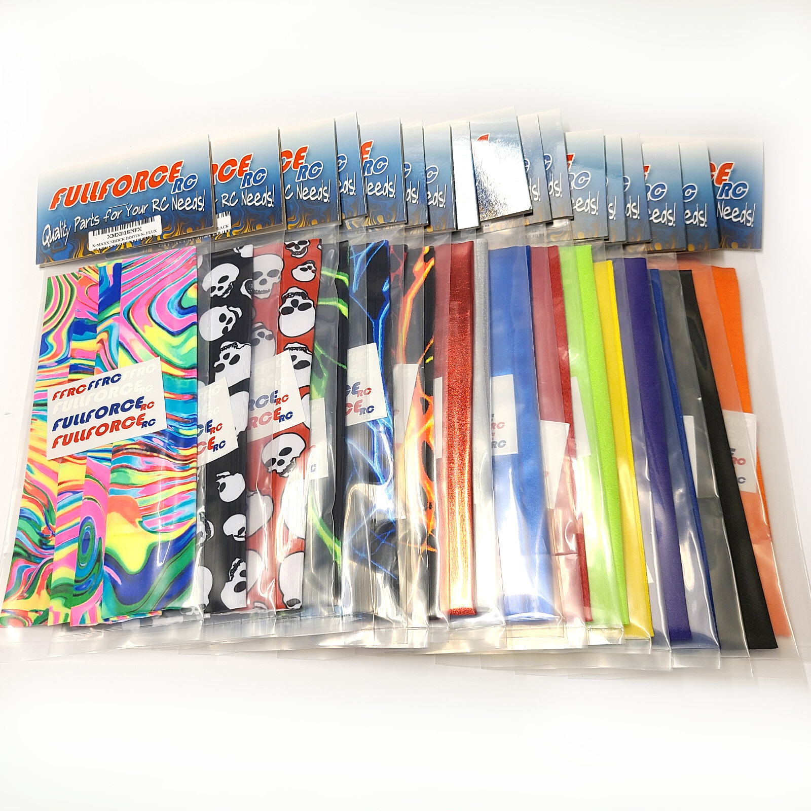 HOT! FULLFORCE RC TRAXXAS X-MAXX XMAXX & XRT SHOCK BOOTS - COVERS / SOX (4 PCS)