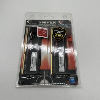 G.Skill Sniper 16GB (2X8GB) DDR3-1600 Non-ECC Desktop RAM (F3-1600C9D-16GSR)