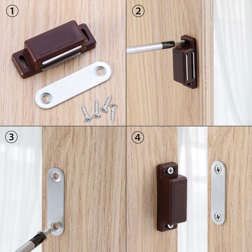 20 X Magnetic Door Latch/Catch For Kitchen Cabinet Cupboard Wardrobe Latch Catch