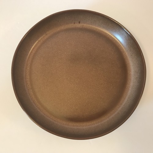 Vintage Frankoma Plainsman Brown PIE SERVING DISH 9.78