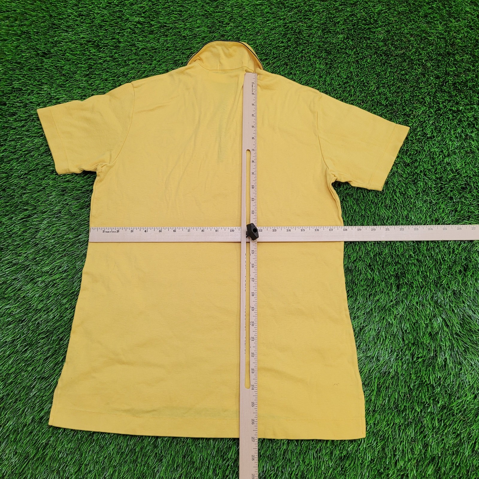 美品】DESCENTE GOLF ポロシャツ L ゴールド