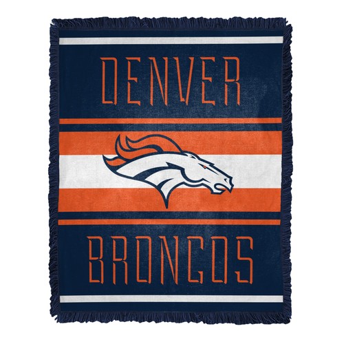 Тканое жаккардовое одеяло Northwest NFL Denver Broncos Nose Tackle