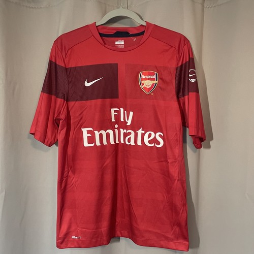 Nike NikeFit Arsenal FC Futbol Soccer Jersey Men's Small EUC