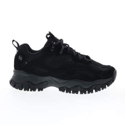 

Fila Ray Tracer TR 2 1RM01218-010 Мужские черные кроссовки из нубука Lifestyle Обувь, Черный, Fila Ray Tracer TR 2