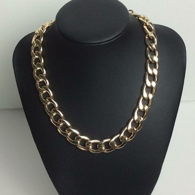 Chain Necklace Gold Plated Size- @8”