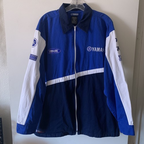 ウェア YAMAHA VINTAGE JAKECT Lsize Vintage Yamaha Moto Jacket, Size XXL, Red White Black, Full