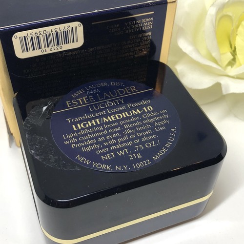 RARE Estée Lauder Lucidity Translucent Loose Powder LIGHT / MEDIUM 10 ~ BNIB