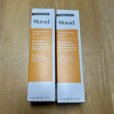 (2) Murad Environmental Shield Essential C Day Moisture SPF 30 1.7oz Exp 3/25+