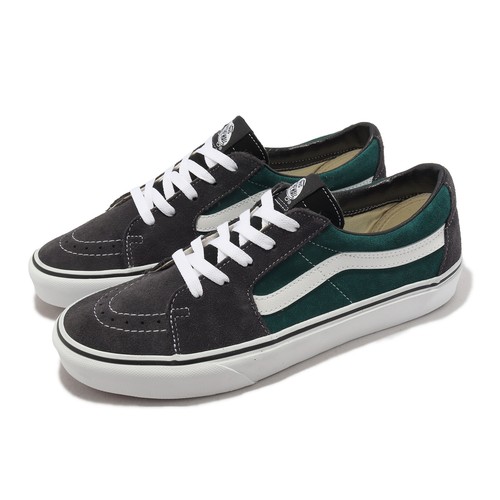 

Мужские повседневные кроссовки Vans Sk8-Low Jungle Green Charcoal LifeStyle VN0A5KXDJGC, Черный, Sk8-low