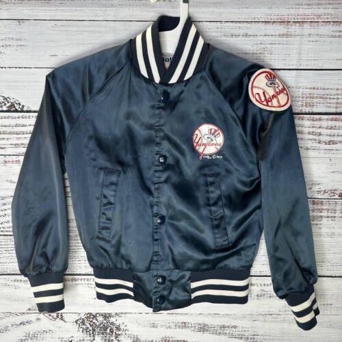 Vintage Chalk Line New York Yankees Satin Bomber Jacket Vintage Chalk Line New York Yankees Satin Bomber Jacket