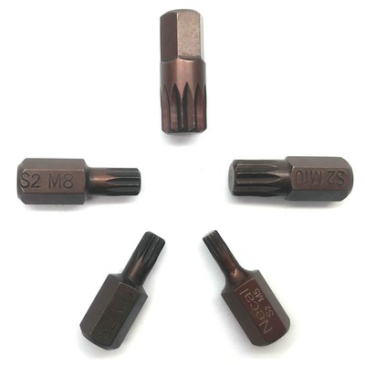 5Pcs 12 Point Triple Square Spline Bit, 12 Point Torx Screwdriver Bits with H...