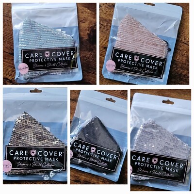 Care Cover Protective Masks Shimmer & Shield Collection Set Of 5