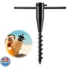 Feblomst Beach Umbrella Sand Anchor, Metal Umbrella Stand, Portable Umbrella Anchor Base for Outdoor Yard Garden, Heavy Duty In-Ground Anchor, Fit 1.3”-2” Dia. Pole, No Dig Easy Install, Lightweight