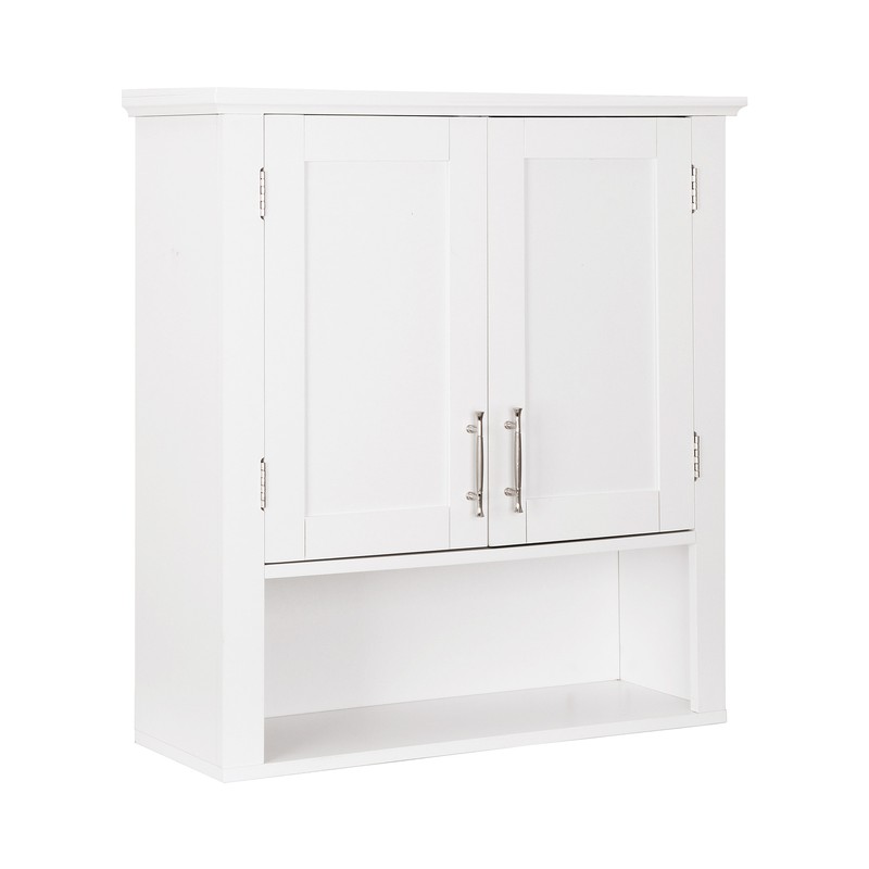 Bathroom Wall Cabinet Over Toilet Storage Medicine Cabinet w/2 Doors