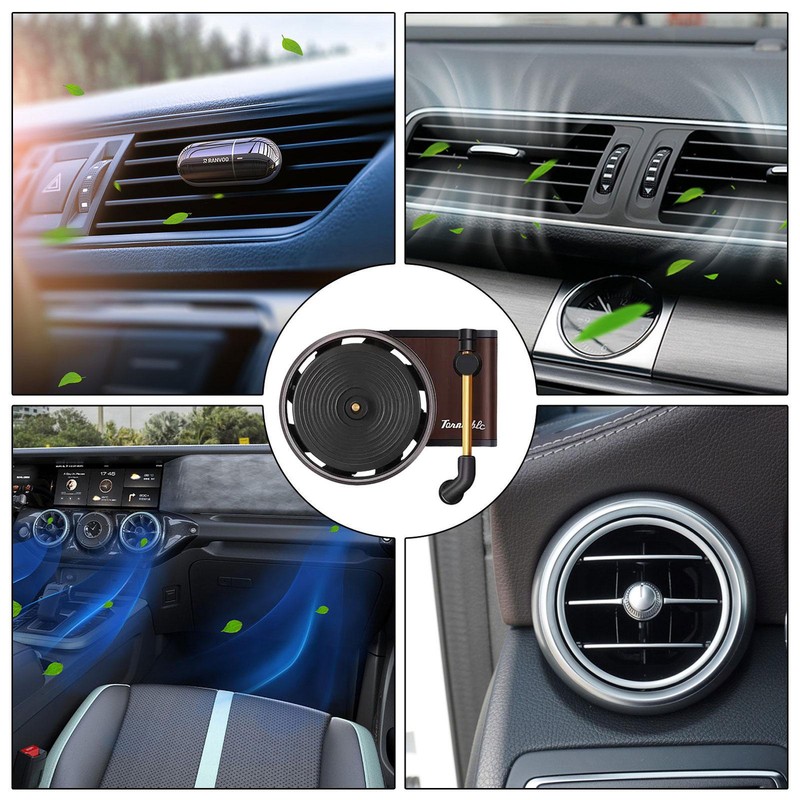 Record Player Car Air Freshener Aromatherapy Diffuser Car