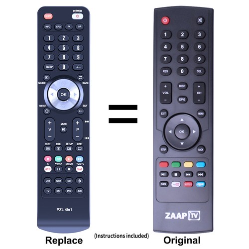 Merce Nuova Telecomando di Ricambio Per per Zaap TV HD509N HD409N