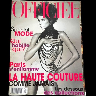 L’Officiel French Fashion Magazine Christian Dior Museum March 1997 Astrid Muñoz
