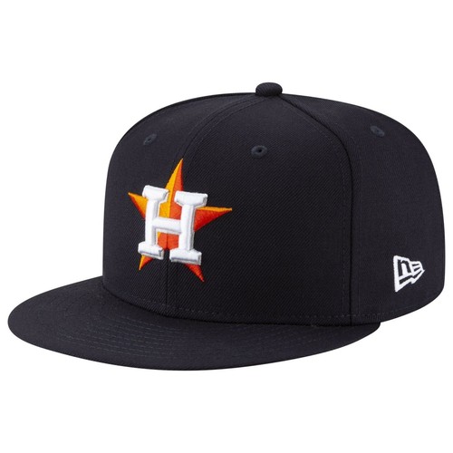 [11941908] Мужская кепка New Era MLB Cooperstown Wool 59Fifty Fitted Hat - Astros