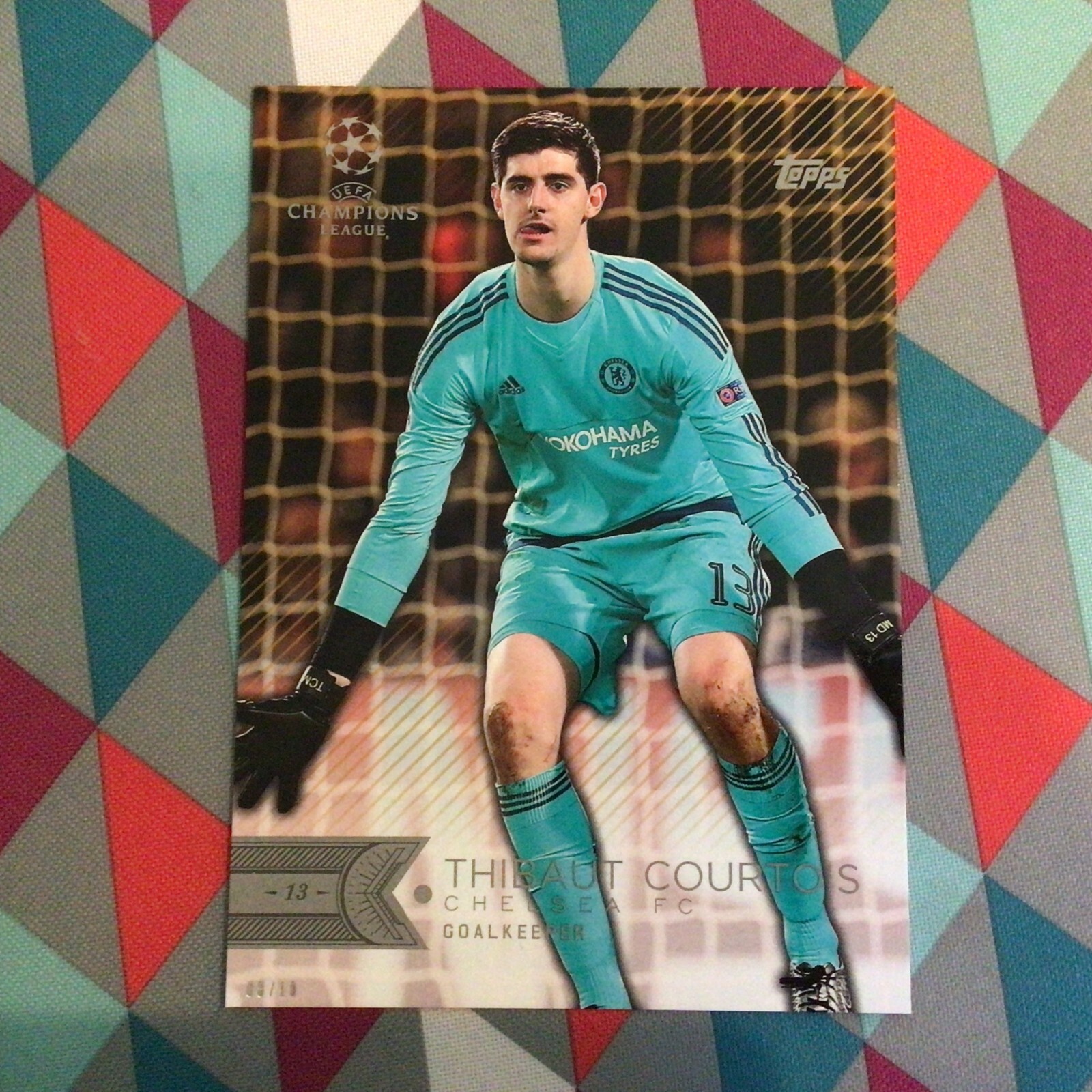 THIBAUT COURTOIS #157 Chelsea FC 08/10 Made 2015-2016 Topps