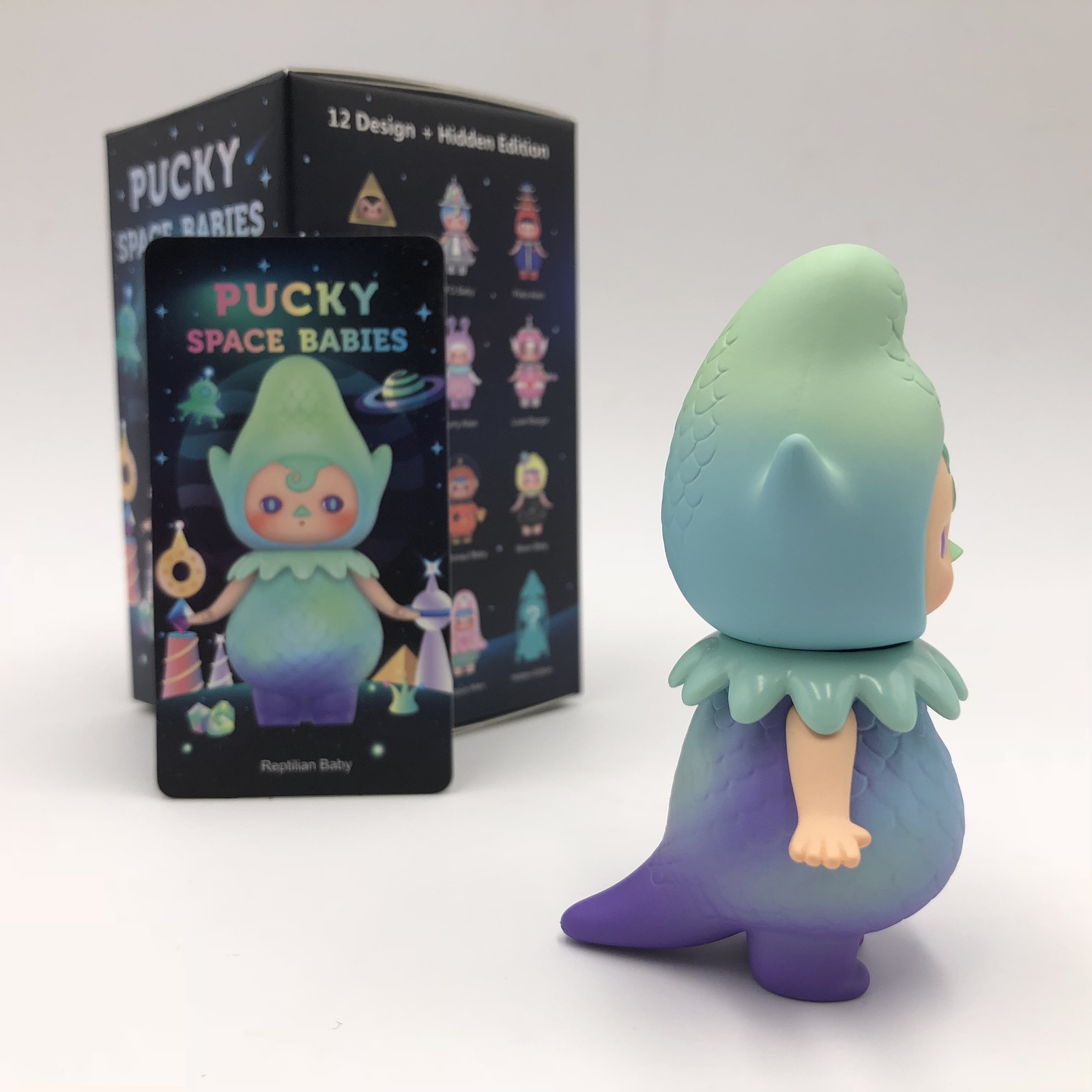 POP MART PUCKY Mini Figure Designer Toy Figurine Space Babies Reptilian Baby | eBay