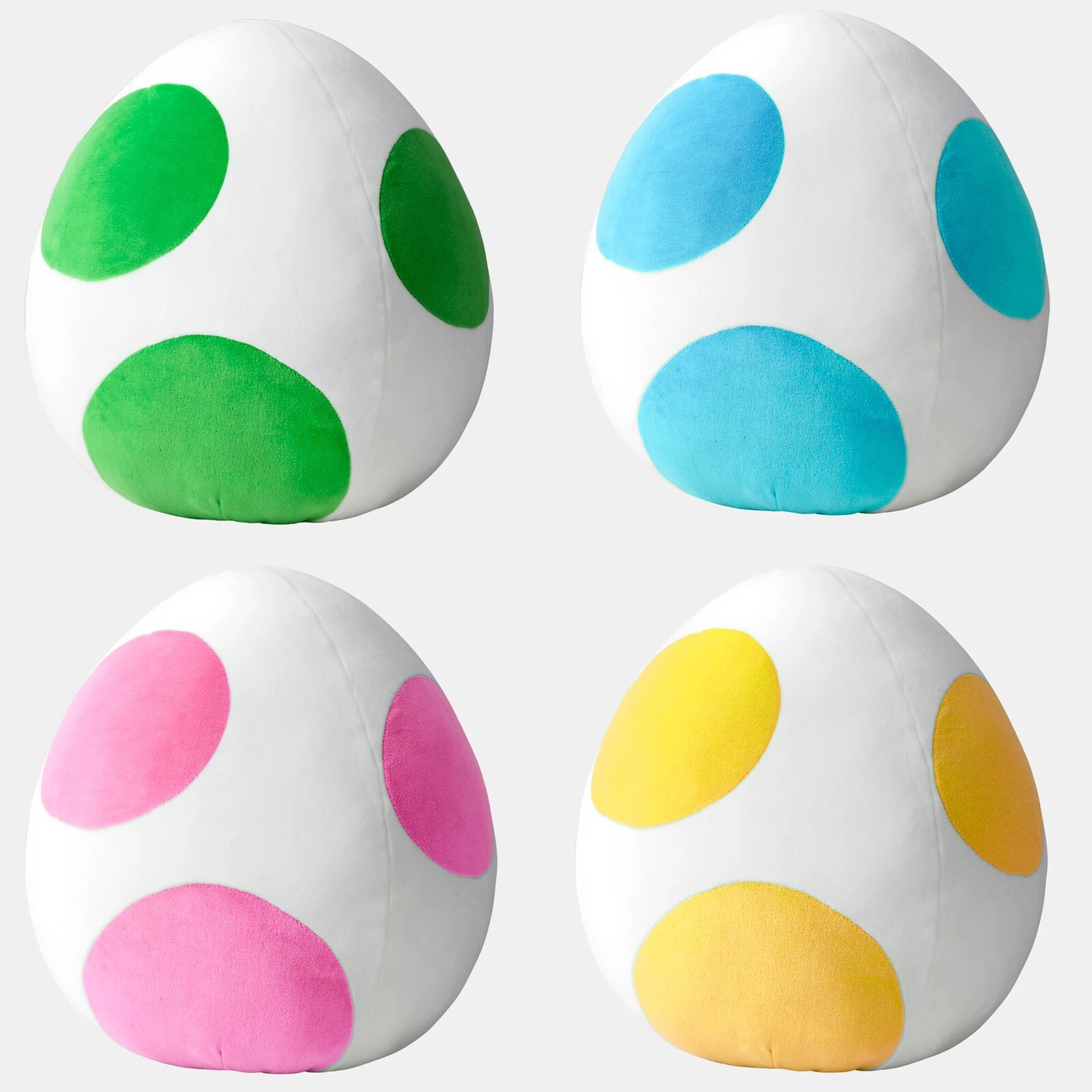 Super Mario Yoshi Egg-shaped Cushion Nintendo Tokyo/Osaka Excl 4 Colors Genuine Super Mario Yoshi Egg-shaped Cushion Nintendo Tokyo/Osaka Excl 4 Colors Genuine