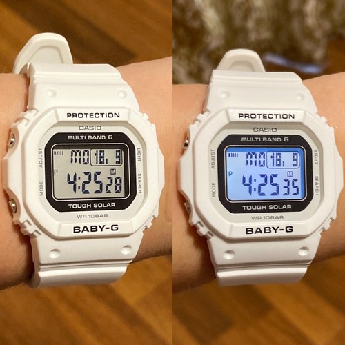 Casio Baby-G BGD-5650-7JF White Chronograph Alarm Digital Quartz