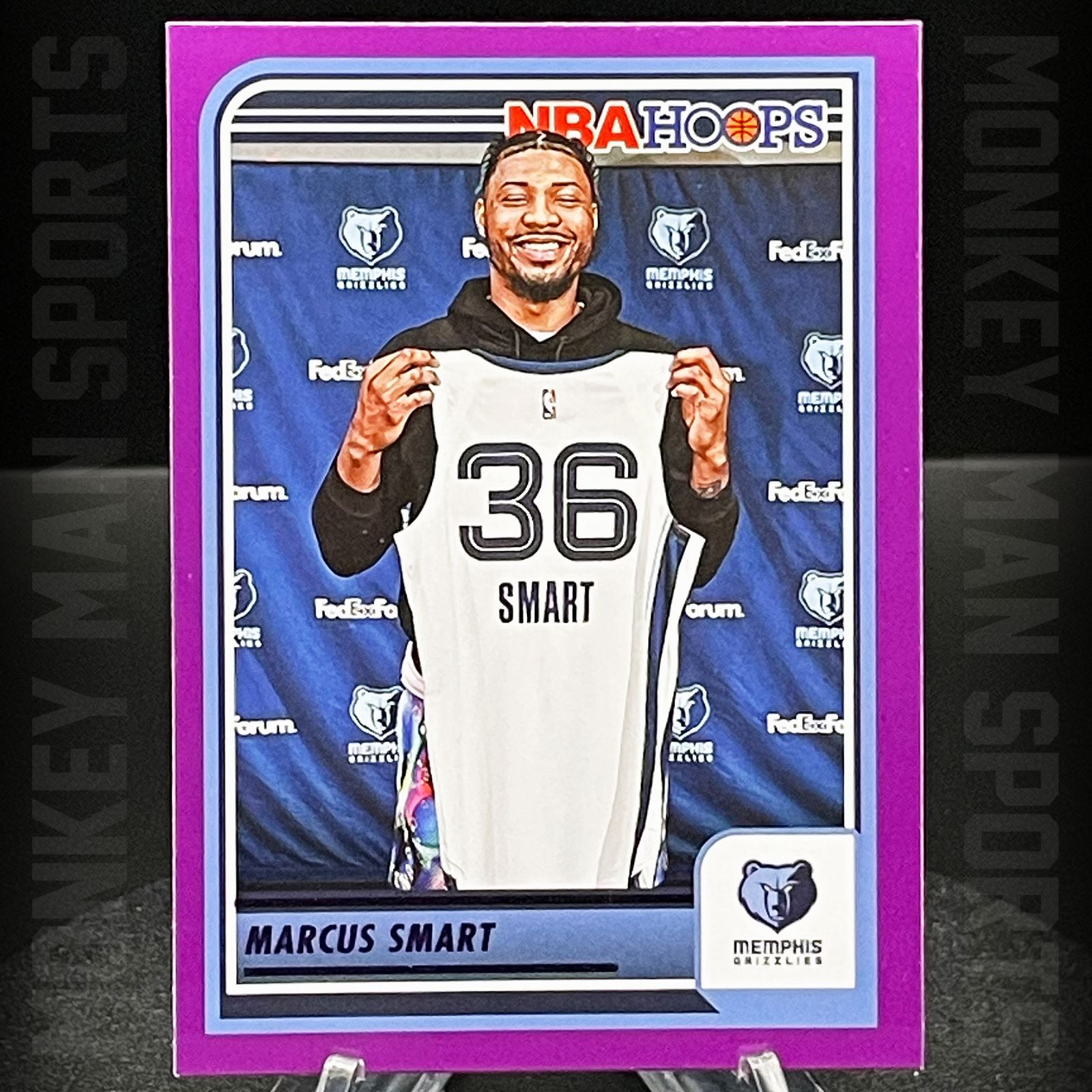 2023-24 NBA Hoops - Marcus Smart - #111 PURPLE GRIZZLIES MINT