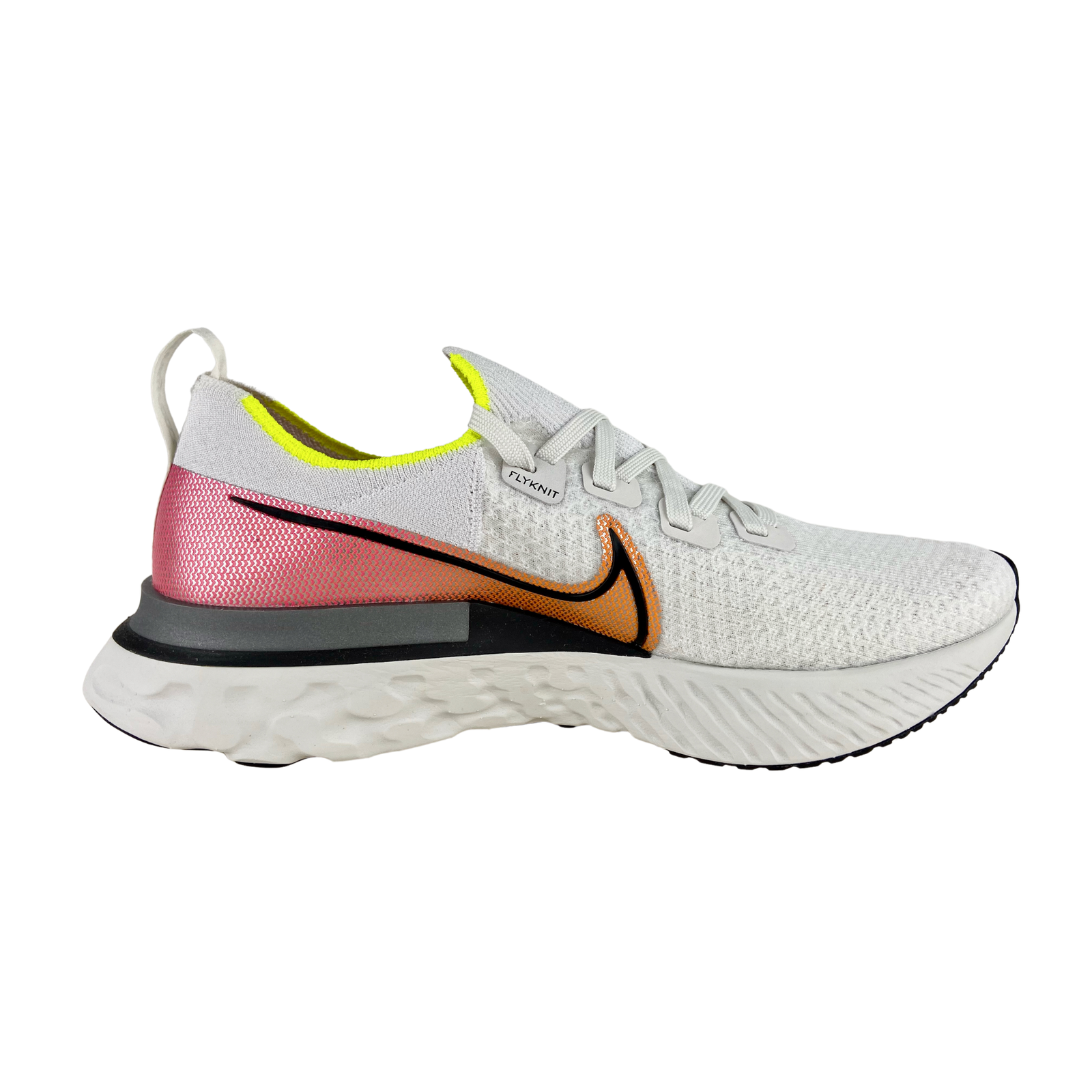 NIKE NIKE REACT INFINITY RUN FLYKNIT WEISS/PINK HERREN NEUTRAL-LAUFSCHUHE CD4371-004