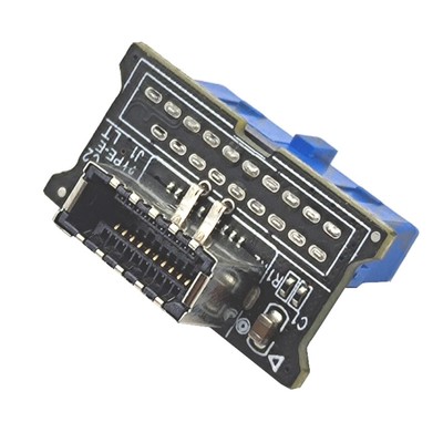 Vertical USB 3.1 Front Panel Socket Key-A Type-E to USB 3.0 20Pin Header Adapter
