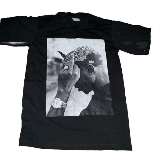 2Pac Tupac Side View Middle Finger Mike Miller Portrait