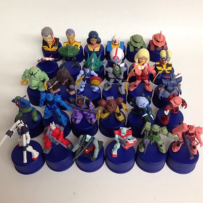 PEPSI GUMDAM BOTTLE CAPS 30種+シークレット2種 Pepsi Bottle Cap Collection Mini Figure Gundam 30 pcs Set