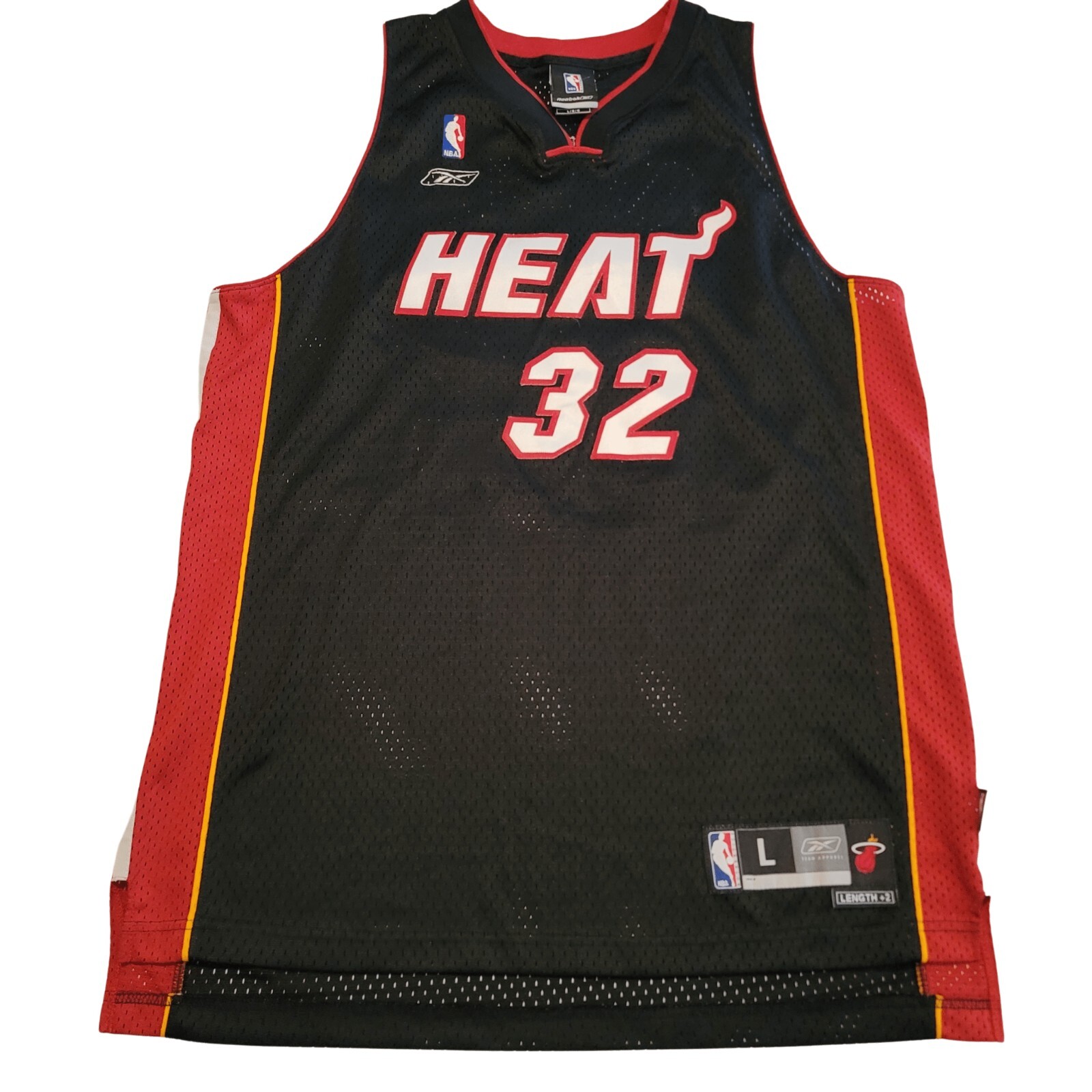 ウェア NBA MIAMI HEAT #32 O'NEAL Reebok Shaq O'Neal Miami Heat #32 Swingman Vintage Jersey