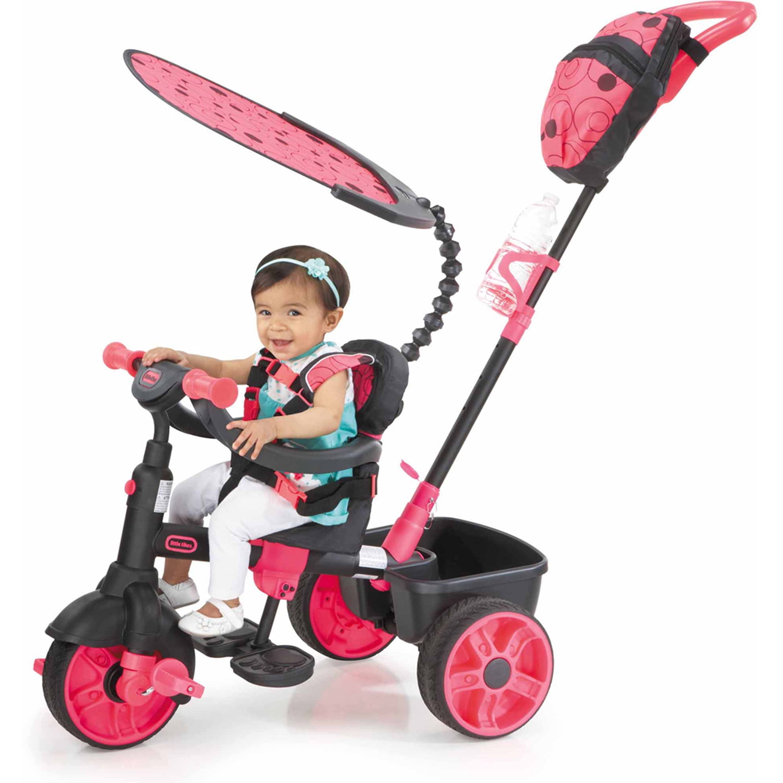 Little Tikes 4-in-1 Deluxe Edition Trike in Neon Pink