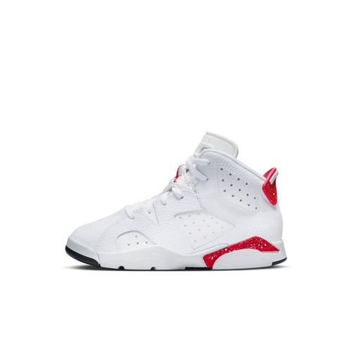 

[DV3605-162] Air Jordan Retro 6 (PS) Red Oreo для дошкольников, White/university red-black