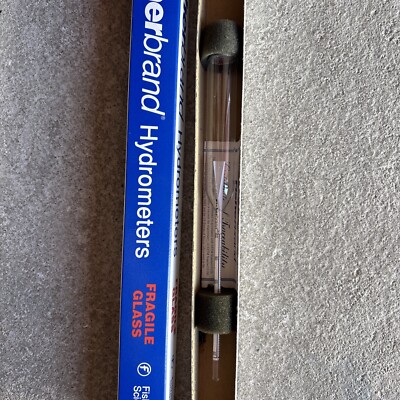 NEW Fisherbrand 11-520A Precision Specific Gravity Hydrometer