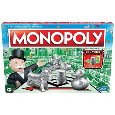 Monopoly Game, Family Board Games for 2 to 6 Players & Kids Ages 8 and Up,