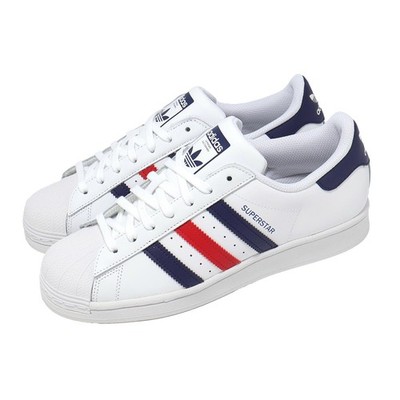 adidas Originals Superstar Footwear White Dark Blue Men Unisex Casual JI4271