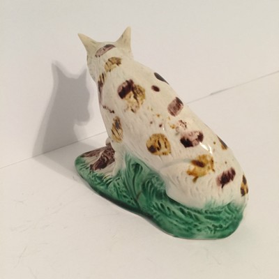 Antique Staffordshire Figure Fox with Game Bird from Wood Family Burslem  c.1790