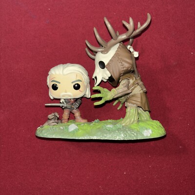Funko PoP! Games The Witcher 3 Wild Hunt GERALT vs LESHEN #555 Loose EUC