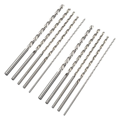 Accurate and Efficient Extra Long Drill Bit Set 10Pcs for Various Materials