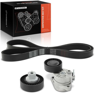 Buy APremium Engine Serpentine Belt Drive Kit Compatible BMW Cars 320i 323