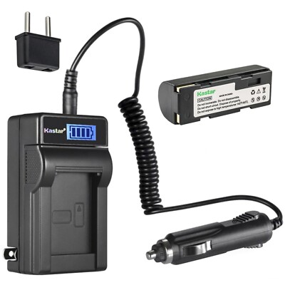 Kastar Battery LCD AC Charger for Fujifilm NP-80 Kodak KLIC-3000 Ricoh DB-20