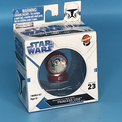 New Star Wars PRINCESS LEIA Series 02 #23 Marble & Base Marbs 2009