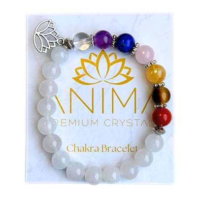 Premium 7 Chakra Bracelets for Women - Real Healing Crystals and Healing Ston...
