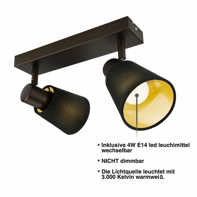 Led deckenstrahler 4 flammig