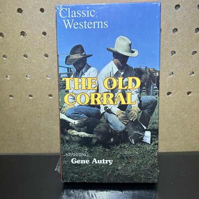 The Old Corral (VHS, 1992) Classic Western / GENE AUTRY / New & Sealed-Free Ship