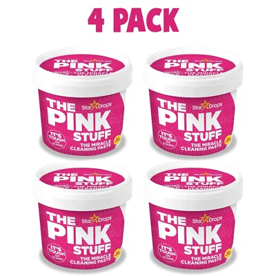 4 PACK- The Pink Stuff, Miracle Cleaning Paste, All-Purpose Cleaner,  17.6 oz